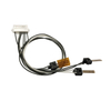 Laser printer rollershaft thermistor sensors