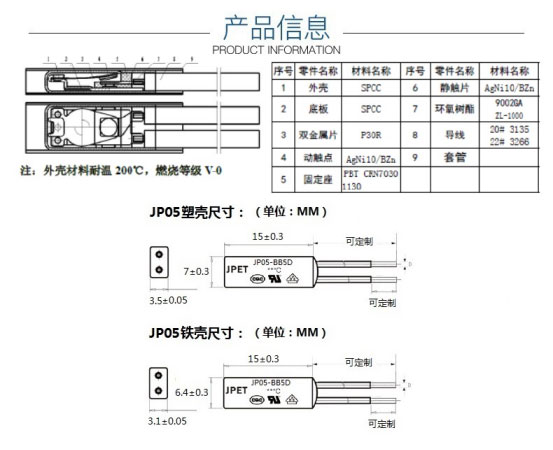 temperature switch