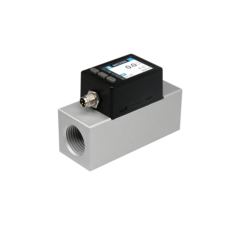 electronic Digital Thermal Gas Mass Flowmeter Oxygen Air 0-500L/min