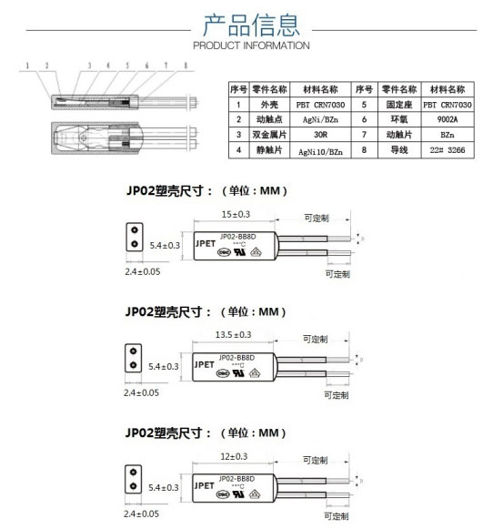 temperature switch