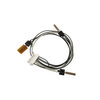 Laser printer rollershaft thermistor sensors